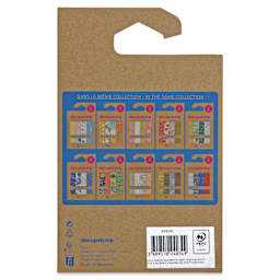 Decopatch Mix & Patch Paper Assortment - Set of 4, Good Glow, 30 cm x 40 cm - back of packaging