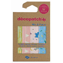 Decopatch Mix & Patch Paper Assortment - Set of 4, Children's Birthday Party, 30 cm x 40 cm - front of packaging