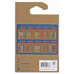 Decopatch Mix & Patch Paper Assortment - Set of 4, Cars, 30 cm x 40 cm - back of packaging
