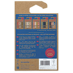 Decopatch Mix & Patch Paper Assortment - Set of 4, Bleu of You, 30 cm x 40 cm back of packaging