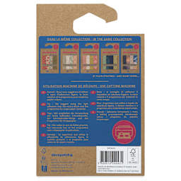 Decopatch Mix & Patch Paper Assortment - Set of 4, Magical, 30 cm x 40 cm back of packaging