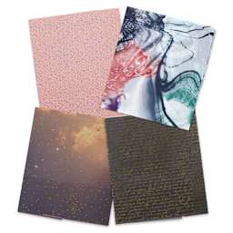 Decopatch Mix & Patch Paper Assortment - Set of 4, Magical, 30 cm x 40 cm