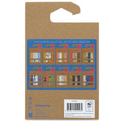Decopatch Mix & Patch Paper Assortment - Set of 4, Trip to Kyoto, 30 cm x 40 cm back of packaging