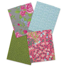 Decopatch Mix & Patch Paper Assortment - Set of 4, Royal Botanic Garden, 30 cm x 40 cm