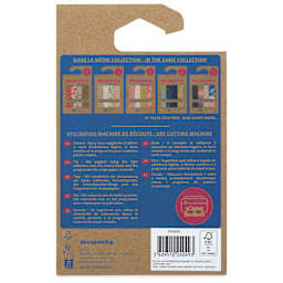 Decopatch Mix & Patch Paper Assortment - Set of 4, Spirituality, 30 cm x 40 cm back of packaging