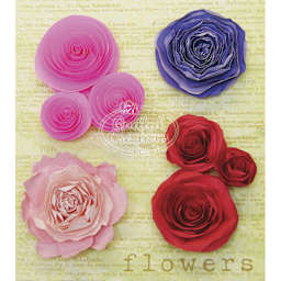 Quilled Creations Quilling Technique Kit - Blooming Beauties - finished examples