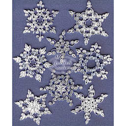 Quilled Creations Quilling Kit - Snowflakes - finished examples