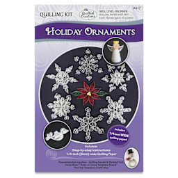 Quilled Creations Quilling Kit - Holiday Ornaments - front of packaging