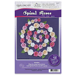 Quilled Creations Quilling Kit - Spiral Roses - front of packaging