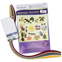 Quilled Creations Quilling Kit - Monthly Holiday Tags