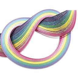 Quilled Creations Mixed Quilling Papers - Lighter Shades, Pkg of 100