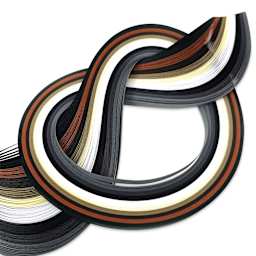 Quilled Creations Mixed Quilling Papers - Earth Tone Colors, Pkg of 100