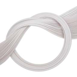 Quilled Creations Metallic Quilling Paper - Pkg of 50, Platinum White, 1/8"