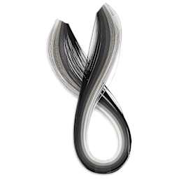 Quilled Creations Mixed Quilling Papers - Grey Shades, Pkg of 100, out of package