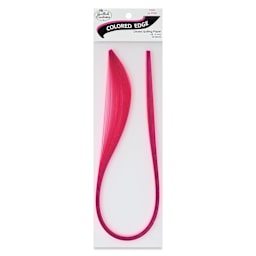 Quilled Creations Colored Edge Gilded Quilling Paper - Pkg of 30, Pink, 1/8" front of packaging