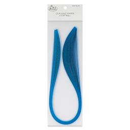 Quilled Creations Premium Quilling Paper - Pkg of 50, Deep Blue, 1/8" front of packaging