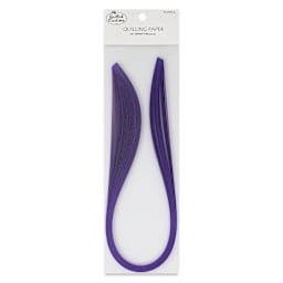 Quilled Creations Premium Quilling Paper - Pkg of 50, Purple, 1/8" front of packaging