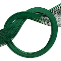 Quilled Creations Premium Quilling Paper - Pkg of 50, Forest Green, 1/8"