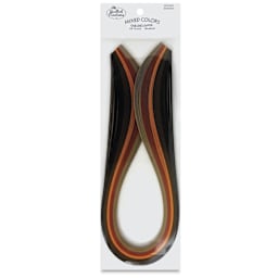 Quilled Creations Mixed Quilling Papers - Brown Shades, Pkg of 100 - front of packaging