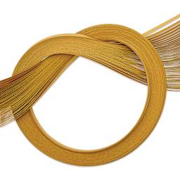 Quilled Creations Metallic Quilling Paper - Pkg of 50, Gold, 1/8"