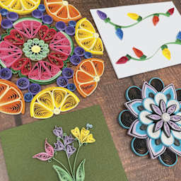 Quilled Creations Mixed Quilling Papers - finished project examples