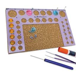 Quilled Creations Circle Template Board - in use