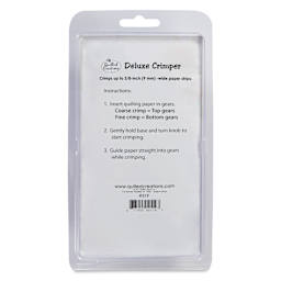 Quilled Creations Deluxe Quilling Crimper - back of packaging