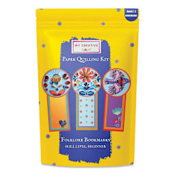 My Creative Camp Folklore Bookmarks Quilling Craft Kit front of packaging