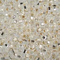  John Bead 6/0 Czech Glass Seed Beads - Silver Waters