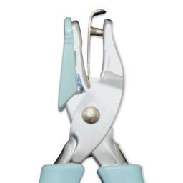 Westcott Soft Grip Hole Punch close up to show hole punch