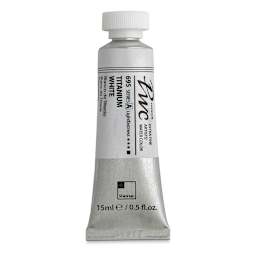 PWC Extra Fine Professional Watercolor - Titanium White, 15 ml, Tube