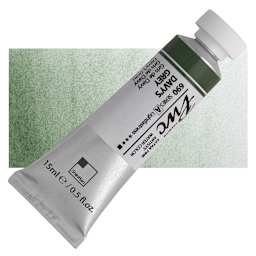 PWC Extra Fine Professional Watercolor - Davy's Grey, 15 ml, Swatch with Tube and swatch