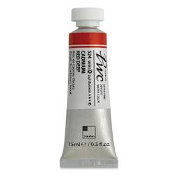 PWC Extra Fine Professional Watercolor - Cadmium Red Deep, 15 ml, Tube