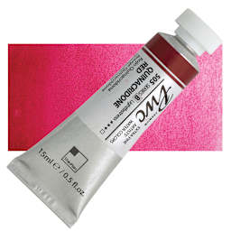 PWC Extra Fine Professional Watercolor - Quinacridone Red, 15 ml, Swatch with Tube and swatch