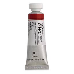PWC Extra Fine Professional Watercolor - Rose Madder, 15 ml, Tube