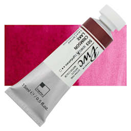 PWC Extra Fine Professional Watercolor - Crimson Lake, 15 ml, Tube and swatch