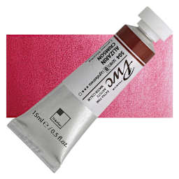 PWC Extra Fine Professional Watercolor - Alizarin Crimson, 15 ml, Tube and swatch