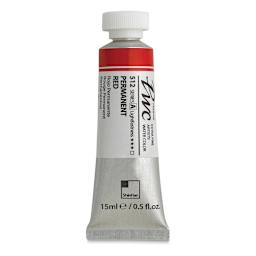 PWC Extra Fine Professional Watercolor - Permanent Red, 15 ml, Tube