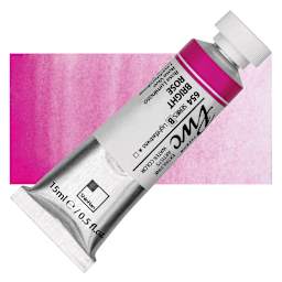 PWC Extra Fine Professional Watercolor - Bright Rose, 15 ml, Tube and swatch