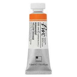 ShinHan PWC Extra Fine Professional Watercolor - Permanent Yellow Orange, 15 ml, Tube