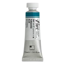 PWC Extra Fine Professional Watercolor - Turquoise Blue, 15 ml, Tube