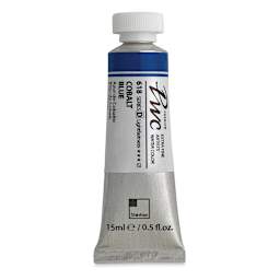 PWC Extra Fine Professional Watercolor - Cobalt Blue, 15 ml, Tube