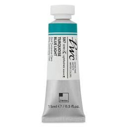 ShinHan PWC Extra Fine Professional Watercolor - Turquoise Blue Light, 15 ml, Tube