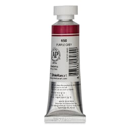 PWC Extra Fine Professional Watercolor - Purple Grey, 15 ml, Tube (Back)