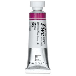 PWC Extra Fine Professional Watercolor - Purple Grey, 15 ml, Tube (Front)