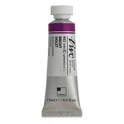 PWC Extra Fine Professional Watercolor - Bright Violet, 15 ml, Tube