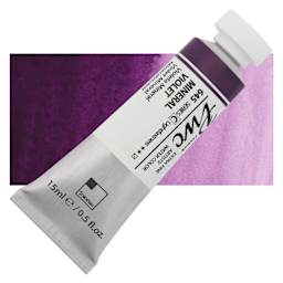 PWC Extra Fine Professional Watercolor - Mineral Violet, 15 ml, Tube and swatch