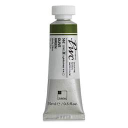 PWC Extra Fine Professional Watercolor - Olive Green, 15 ml, Tube