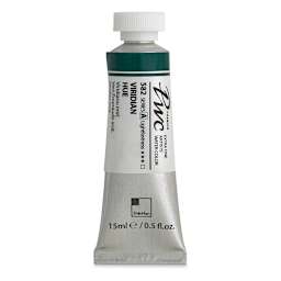 PWC Extra Fine Professional Watercolor - Viridian Hue, 15 ml, Tube
