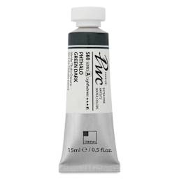 ShinHan PWC Extra Fine Professional Watercolor - Phthalo Green Dark, 15 ml, Tube